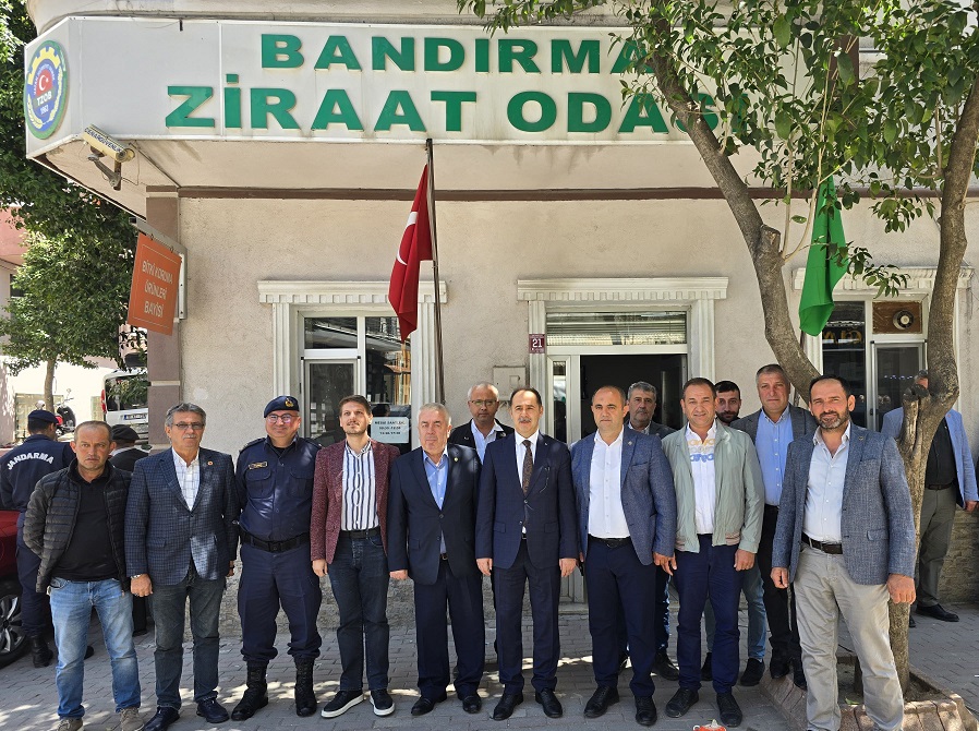 14 Mayıs Dünya Çiftçiler Günü'nde Bandırma Ziraat Odası Ziyaret Edildi